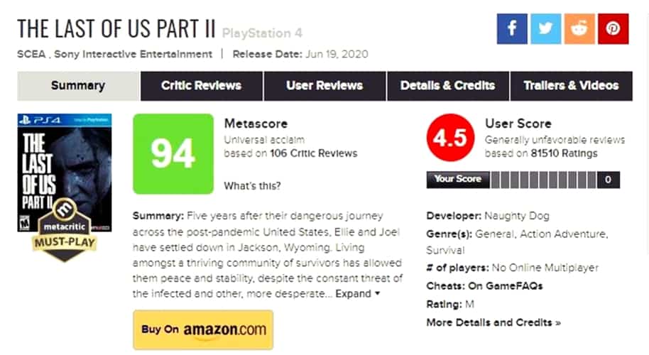Metacritic puanlama