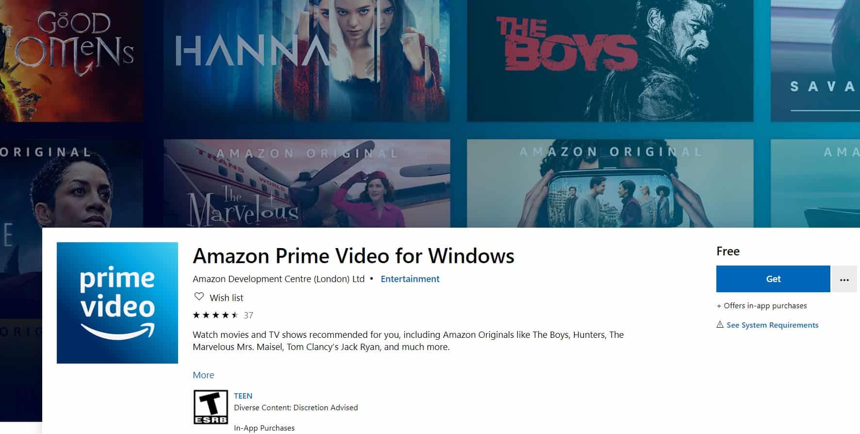 Amazon Prime Windows 10 Uygulaması Çıktı SaveButonu